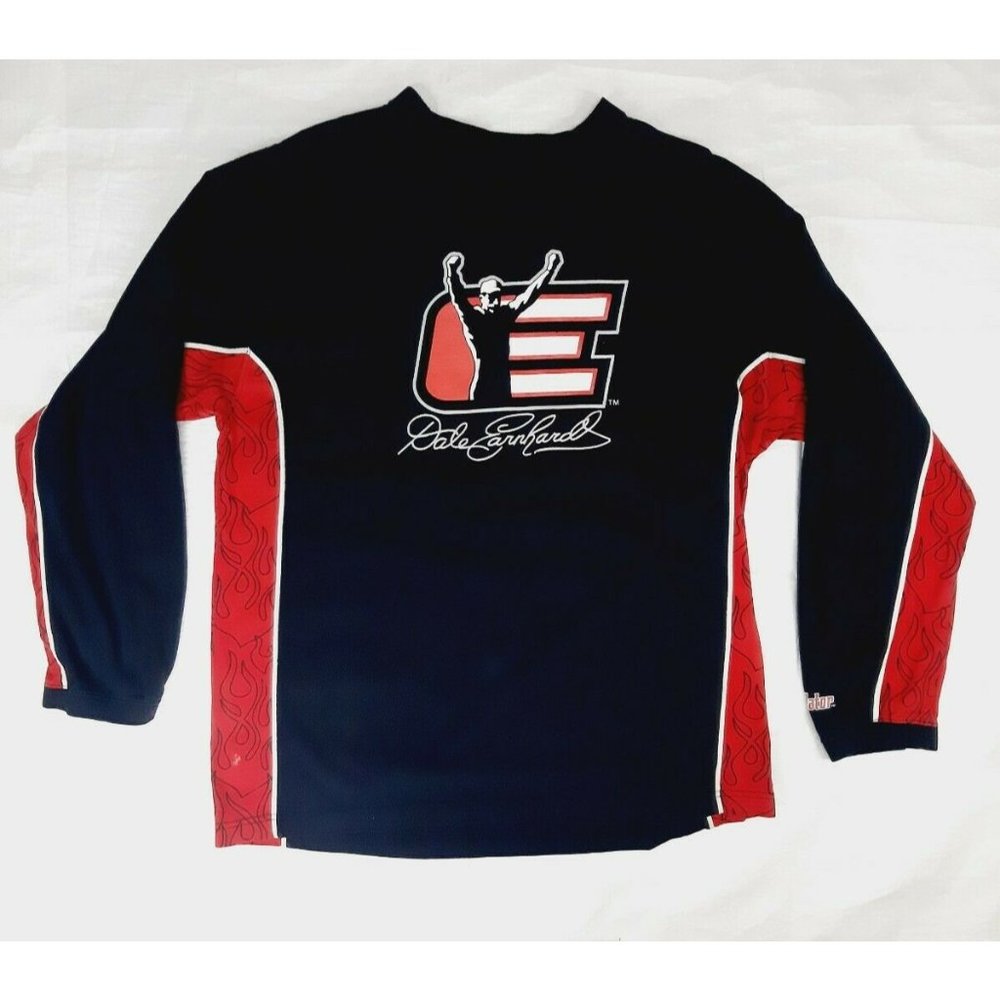 Winners Circle Dale Earnhardt 3 Long Sleeve Grahic Shirt Men XL Nascar Black Red
